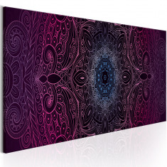 Tablou canvas - Purple Mandala - 135x45 cm foto