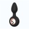 Vibrator Anal Leo, 12 Moduri Vibratii, Silicon, USB, Negru, 12 cm, Guilty Toys