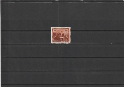 ROMANIA 1953 LP 338 A XX-A ANIVERSARE A LUPTELOR CEFERISTILOR GRIVITA NESTAMPILAT foto