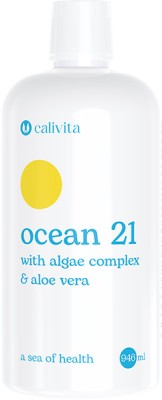 Ocean 21 suc de Aloe Vera si Alge Formula Completa pentru Detoxifiere Vitalitate și Imunitate (946ml) - Calivita foto