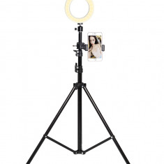 Lampa circulara Ring Light LED Make-UP 35cm/14inch , 3 moduri de lumina