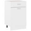 Dulap bucatarie Gossi alb 50x46x81.5cm, sertar, rafturi, lemn prelucrat