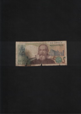 Italia 2000 2.000 lire 1973 (83) seria378012 uzata foto