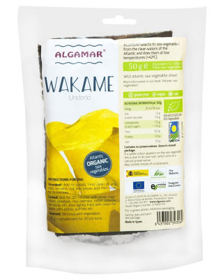 Alge Marine Wakame Bio 50gr Algamar foto