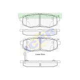 Set placute frana Icer 182088, parte montare : Punte Spate