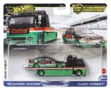 HOT WHEELS TRANSPORTATOR FLEET STREET CU MASINUTA HONDA ACCORD 96 SCARA 1:64 SuperHeroes ToysZone