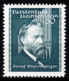 Liechtenstein 1939, Mi #172**, Josef Rheinberger, compozitor si organist, 100 de ani de la nastere, MNH, cota 3,- &euro;!
