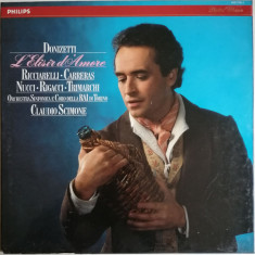 Editie cartonata 2XLP Donizetti - Katia R, José Carreras - L'Elisir d'Amore (M)