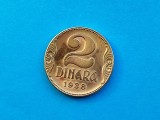 2 Dinara 1938 Yugoslavia-stare buna-in realitate arata bine