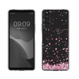 Husa kwmobile pentru Sony Xperia 10 IV, Silicon, Transparent/Roz, 60160.02, Carcasa