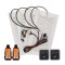 Kit incalzire in scaune 12V 4 piese cu 3 trepte si butoane on/off