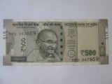 India 500 Rupees 2017
