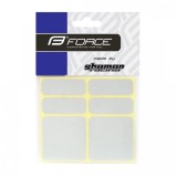 Autocolante Reflectorizante Protectie Cadru Bicicleta Pegas FRC16350 Argintiu (6 Bucati)