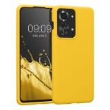 Cumpara ieftin Husa Kwmobile pentru OnePlus Nord 2T, Silicon, Galben, 58764.165, Carcasa