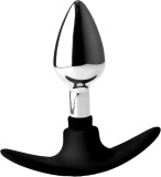 Dildo anal Dark Invader S Argintiu/Negru
