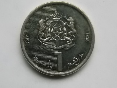 1 DIRHAM 2017 MAROC foto