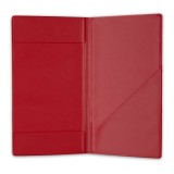 Nota de plata din PVC, culoare bordo, 2 buzunare, 12x22 cm