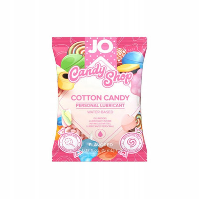 Lubrifiant (pliculeț) - System JO Candy Shop Cotton Candy 5 ml foto