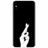 Husa silicon pentru Apple Iphone XS Max, Finger Cross