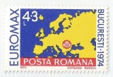 Romania, LP 856/1974, Expozitia de Maximafilie &quot;Euromax&quot; - Bucuresti, MNH, Nestampilat