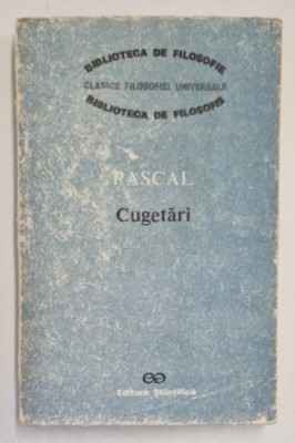CUGETARI de PASCAL , 1992 *PREZINTA URME DE UZURA foto