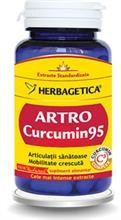 Artro Curcumin 95 Herbagetica 60cps Cod: 1her foto