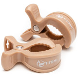 T-TOMI Clip clips pentru suzetă Beige 2 buc