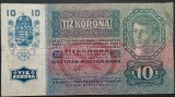 Cumpara ieftin Bancnota istorica 10 COROANE - AUSTRO-UNGARIA (AUSTRIA), anul 1915 * cod 185