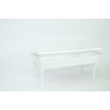 Masuta dreptunghiulara cu sticla si lemn de fag