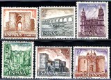 C2326 - Spania 1977 - Castele 6v.timbre nestampilat MNH