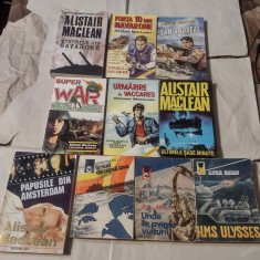 ALISTAIR MACLEAN - 10 CARTI~LA SUD DE CAPUL JAVA+H.M.S.ULYSSES+UNDE SE AVANTA...