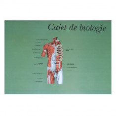 Caiet Biologie Format A4, 24 File, Dictando + Veline - Tip Special de Caiet Scolar