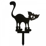Decoratiune gradina / ghiveci Krodesign Cat Boots KRO-1144, metal, inaltime 60 cm, VivaTechnix