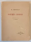 POEMES CHOISIS par M. EMINESCO , 1934