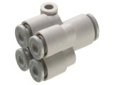 Racord Push-In SMC KQ2UD06-08A Polipropilenă 6mm x 8mm 1-10 bar
