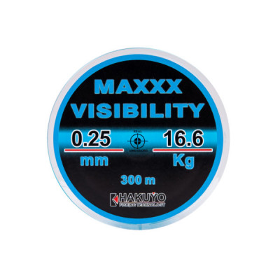 Fir monofilament MAXXX VISIBILITY BLUE, 300m, 0.30 mm foto