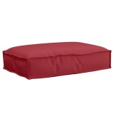 VidaXL Pernă pentru șezut din paleți Roșu Vin 60 x 40 x 8 cm