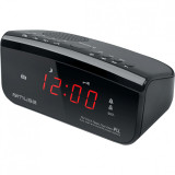 Radio cu ceas Muse M12 CR, Dual Alarm, LED, Negru