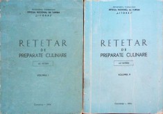 RETETAR DE PREPARATE CULINARE VOL.1-2-VASILE POPESCU, GHEORGHE CHIRITA ...