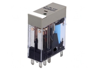 Releu Electromagnetic DPDT 24VDC 5A foto