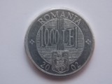 Moneda 1000 Lei Romania 2002, Stare XF, Numismatica Colectie