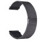 Curea tip Milanese Loop, compatibila Amazfit Active, telescoape Quick Release, Pure Black