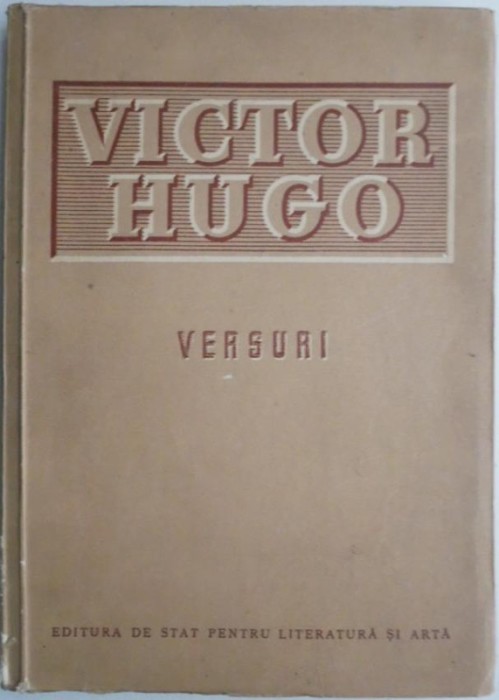 Versuri &ndash; Victor Hugo (putin uzata)