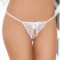 Lenjerie sexy - G-string 2427, alb, S/L