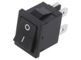 Comutator Bascule DPST ON-OFF 6A/250V Negru