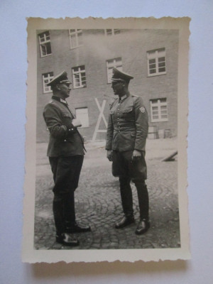 Fotografie colectie 90 x 62 mm cu ofiteri nazisti WWII foto