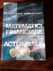 Horiana Tudor Popescu Matematici financiare si actuariale foto