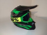 Cumpara ieftin Casca moto off road/atv/enduro/trotineta electrica+ ochelari 100% dedicati CADOU