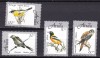Aruba 1998 fauna pasari MI 221-224 MNH, Nestampilat