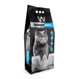 Asternut pentru pisici Wonder White, 5kg, aroma Carbune Activ